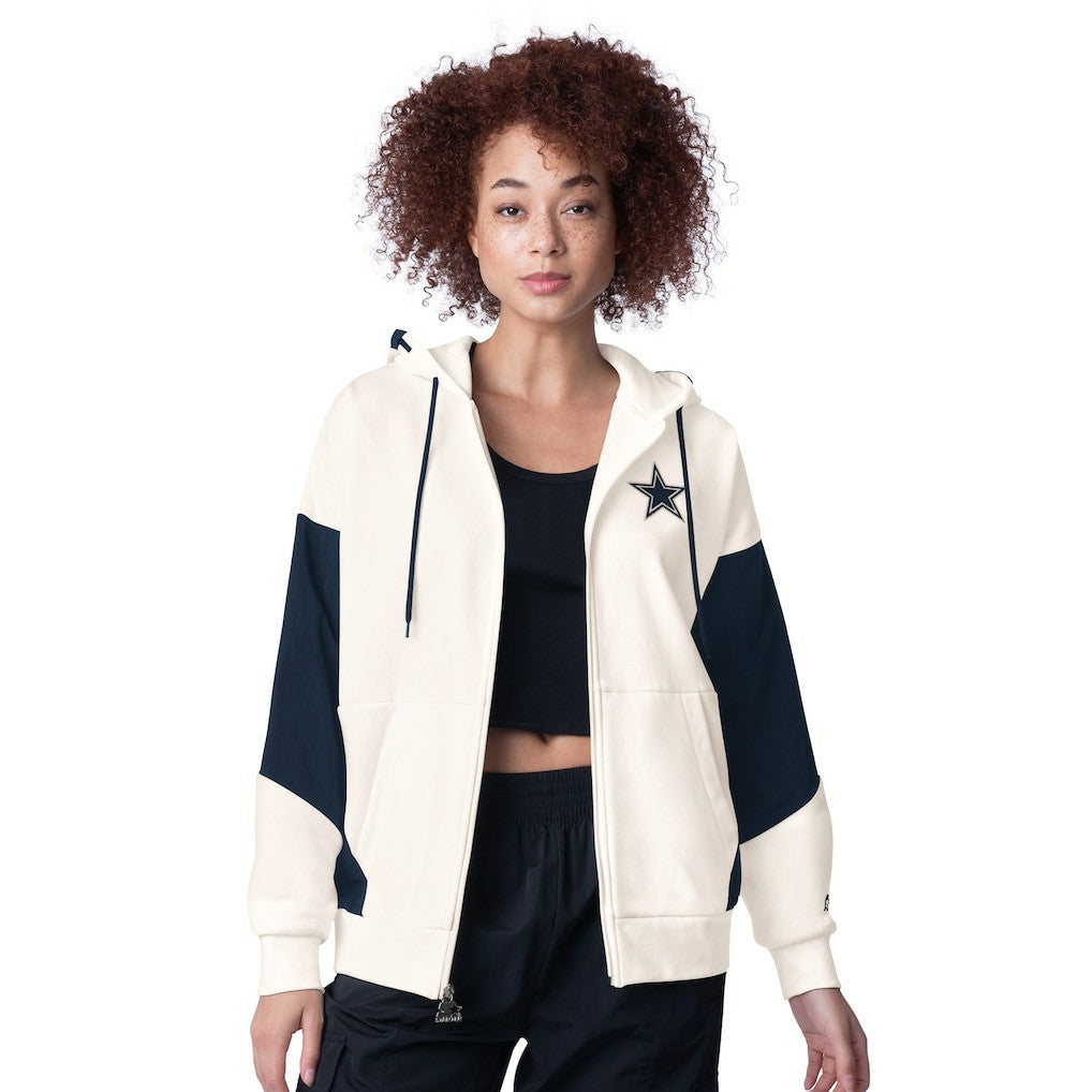 Starter Women's Scrimmage Full-Zip Hoodie - Dallas Cowboys Hoodies