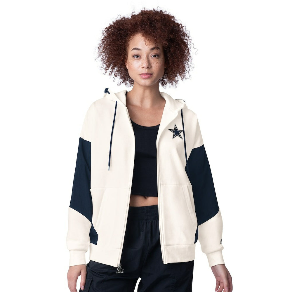 Starter Women's Scrimmage Full-Zip Hoodie - Dallas Cowboys Hoodies