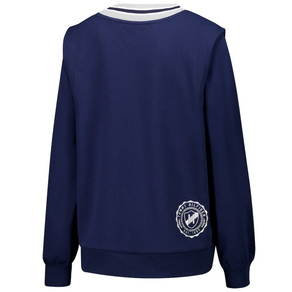 Tommy Hilfiger Women's Alice V-Neck Pullover Sweatshirt - Dallas Cowboys Pullover