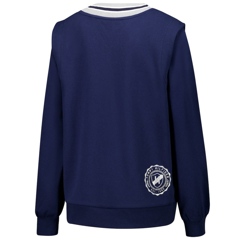 Tommy Hilfiger Women's Alice V-Neck Pullover Sweatshirt - Dallas Cowboys Pullover