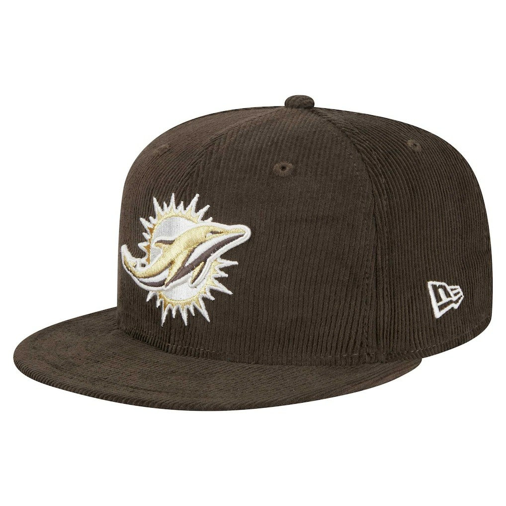 Choco Cord 59FIFTY Fitted Hat - Miami Dolphins Hats
