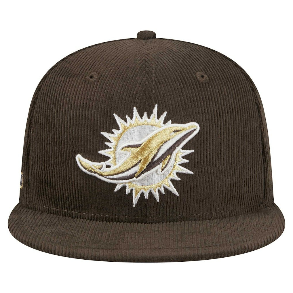 Choco Cord 59FIFTY Fitted Hat - Miami Dolphins Hats