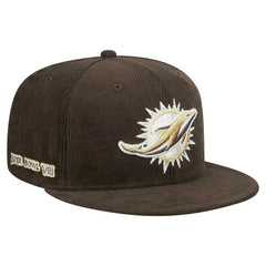 Choco Cord 59FIFTY Fitted Hat - Miami Dolphins Hats