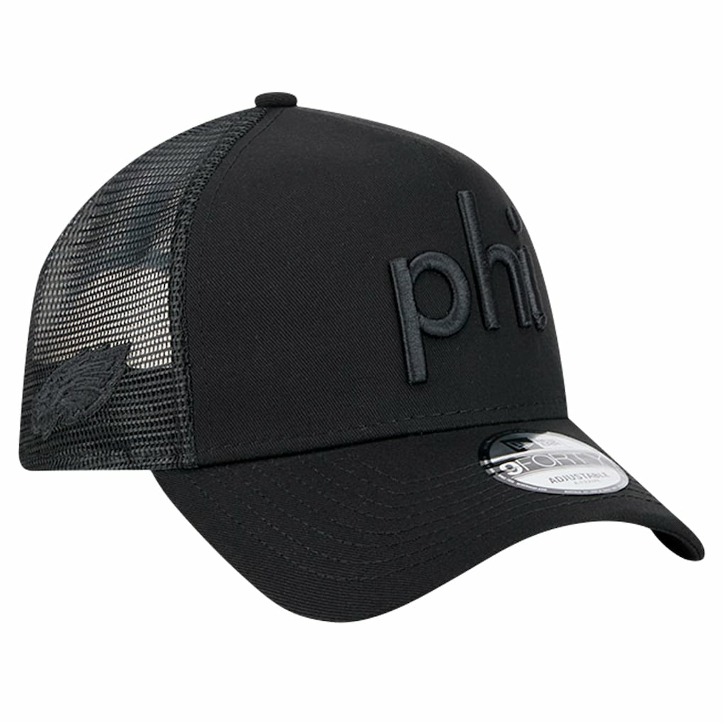 Domain 9FORTY A-Frame Trucker Adjustable Hat - Philadelphia Eagles Hats