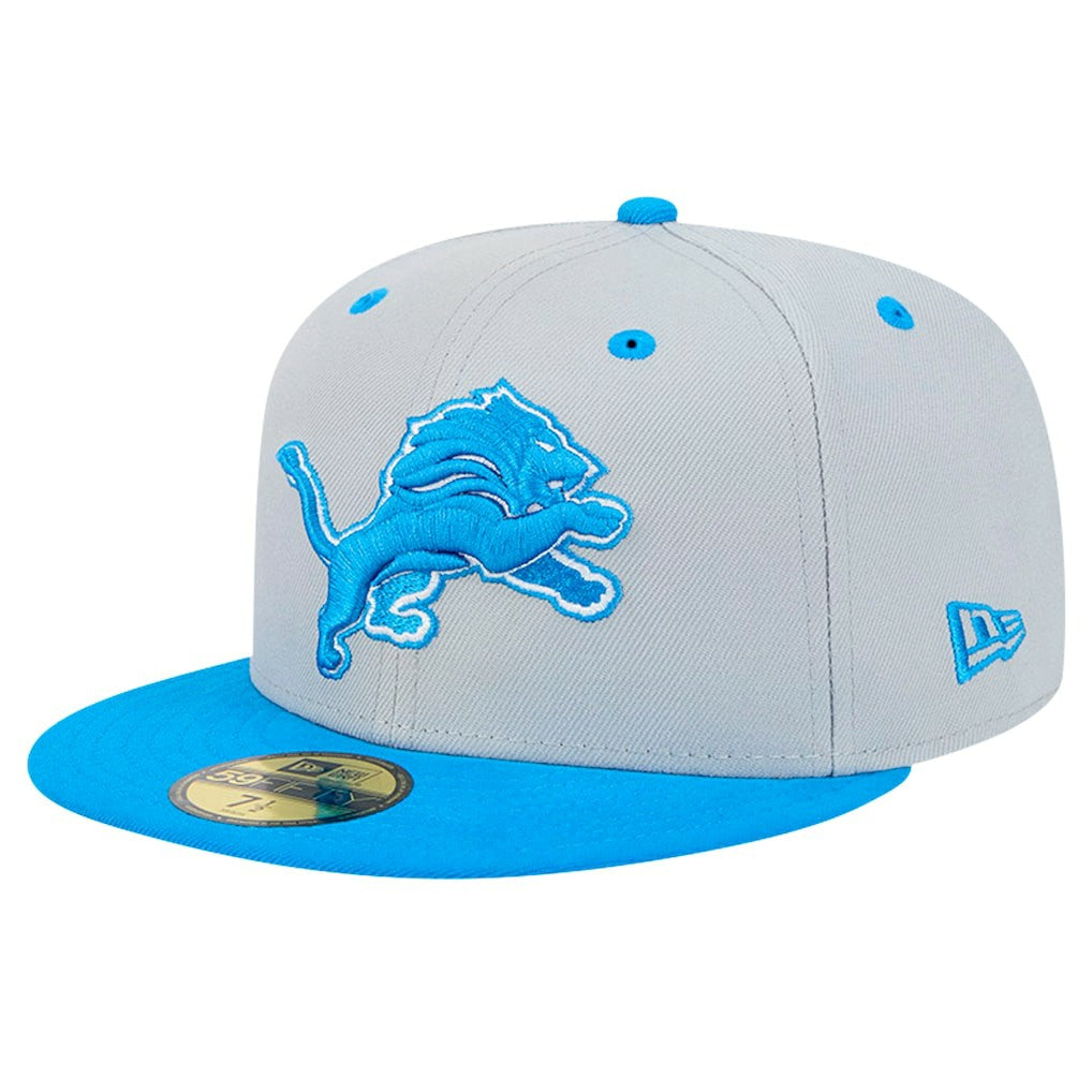 Flipside Two-Tone 59FIFTY Fitted Hat - Detroit Lions Hats