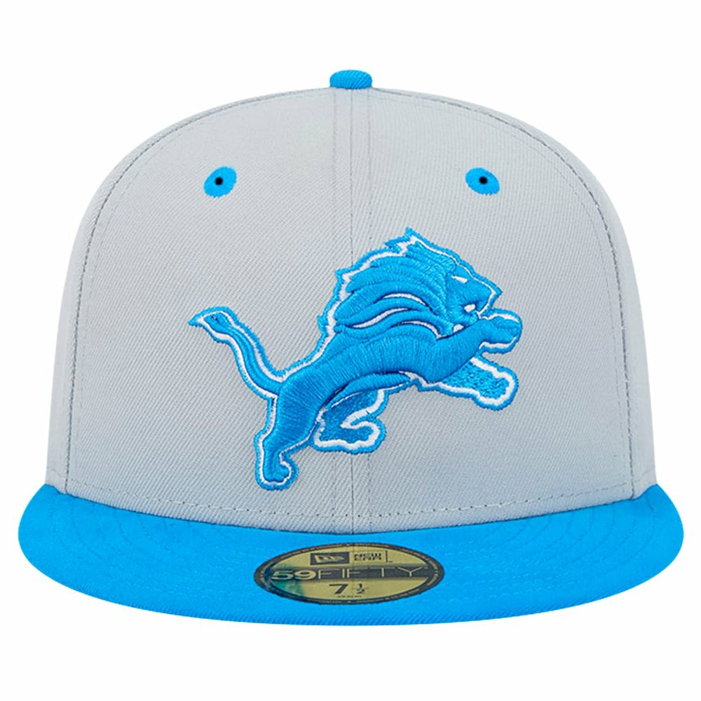 Flipside Two-Tone 59FIFTY Fitted Hat - Detroit Lions Hats