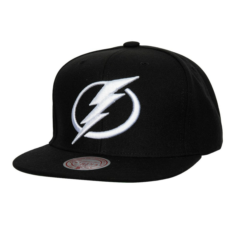 NHL Tampa Bay Lightning Mitchell & Ness Core Top Spot Snapback Hat