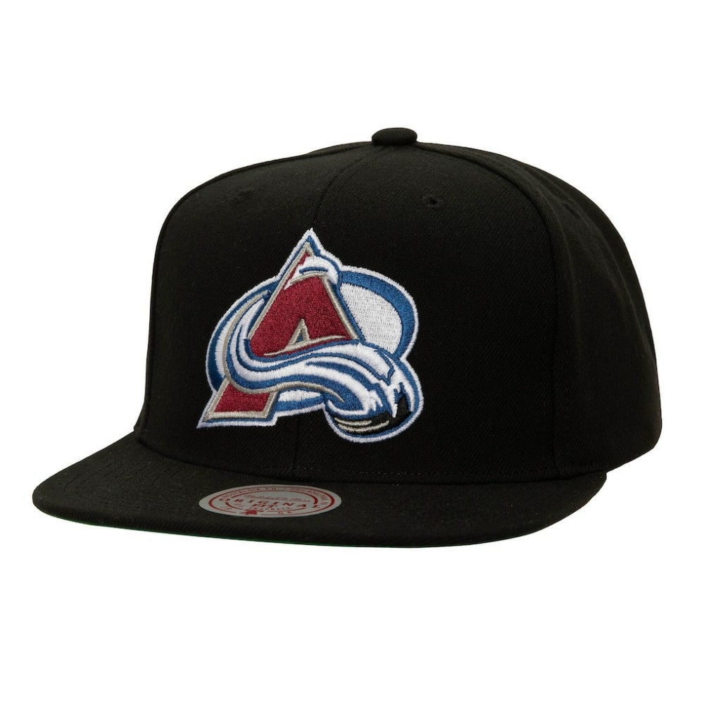 NHL Colorado Avalanche Mitchell & Ness Core Top Spot Snapback Hat