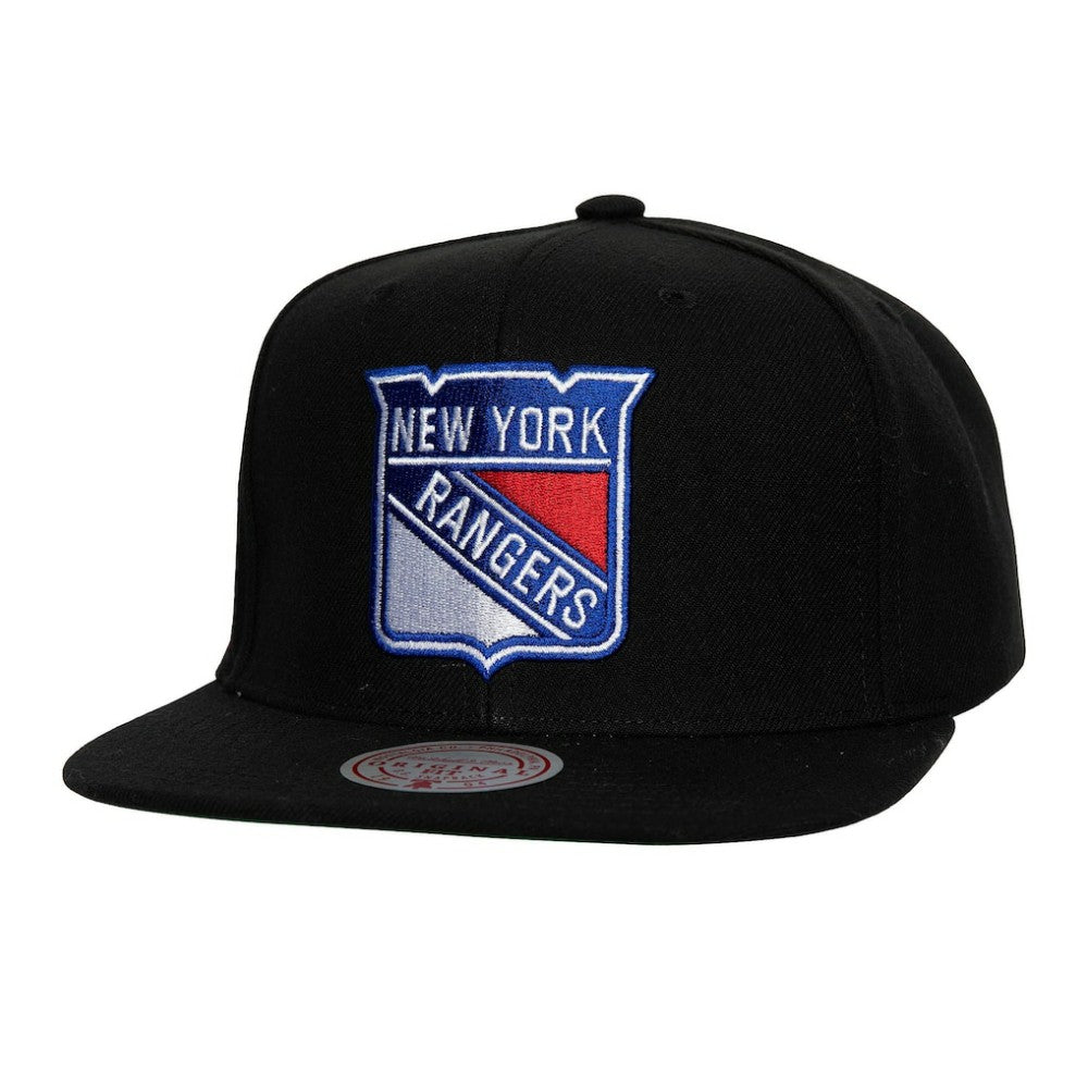 NHL New York Rangers Mitchell & Ness Core Top Spot Snapback Hat