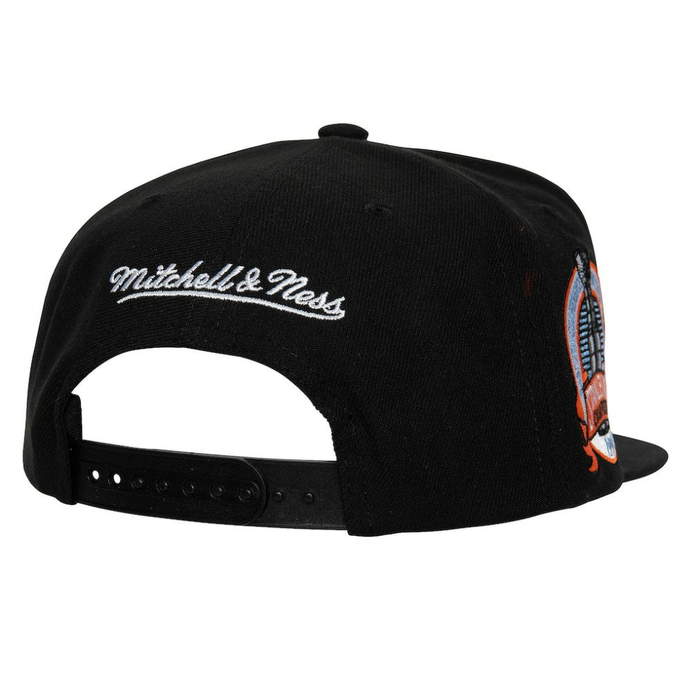 NHL New York Rangers Mitchell & Ness Core Top Spot Snapback Hat