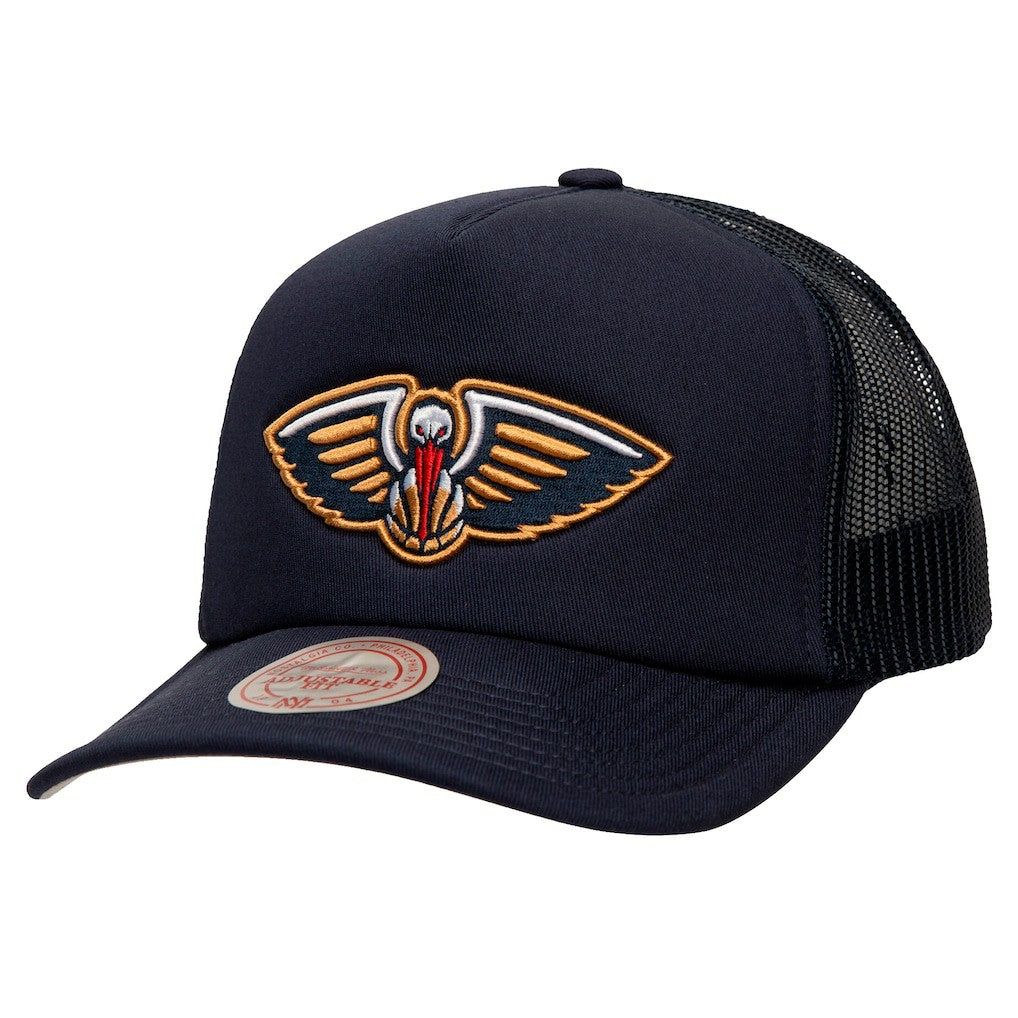 Mitchell & Ness New Orleans Pelicans Core Evergreen OTC Trucker Adjustable Hat
