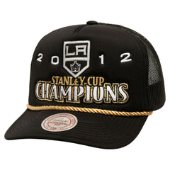 NHL Los Angeles Kings Mitchell & Ness SOUL Collection Golden Stanley Cup Champions Trucker Adjustable Hat