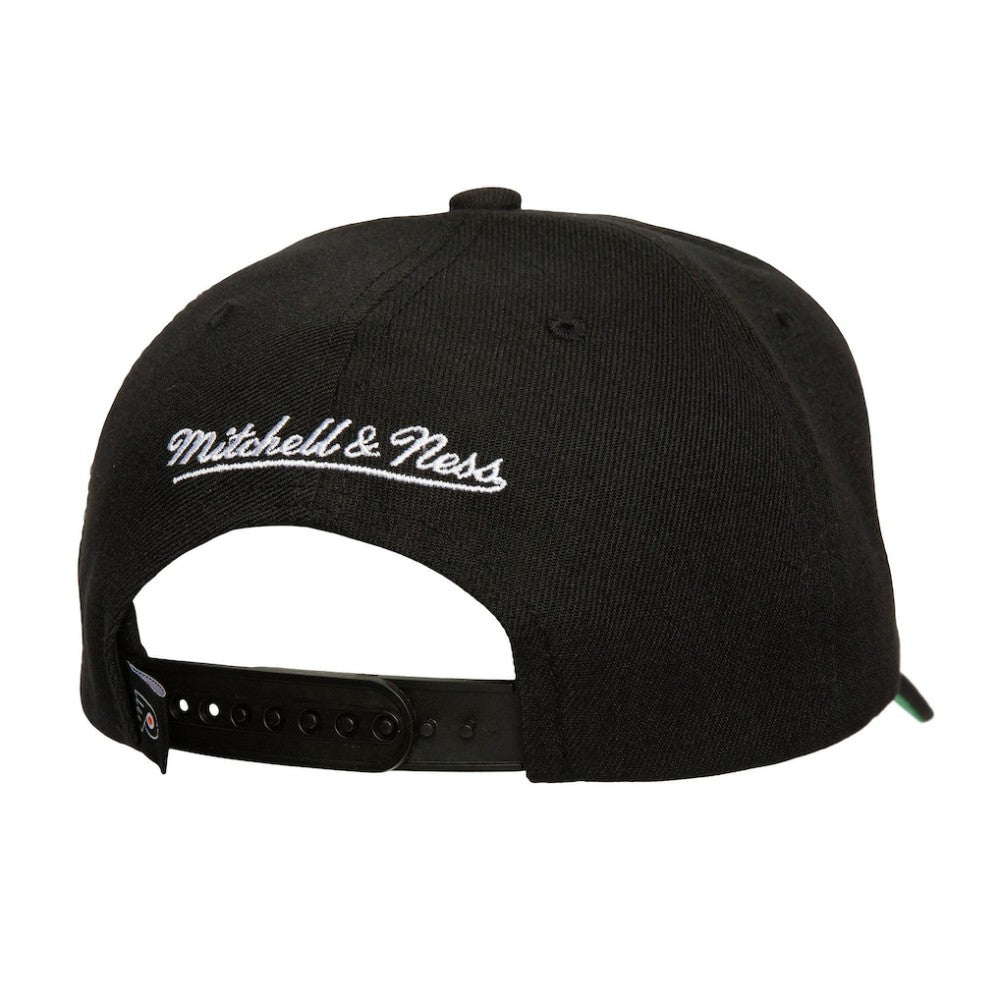 NHL Philadelphia Flyers Mitchell & Ness Soul Strike Neon Logo Pro Crown Adjustable Hat
