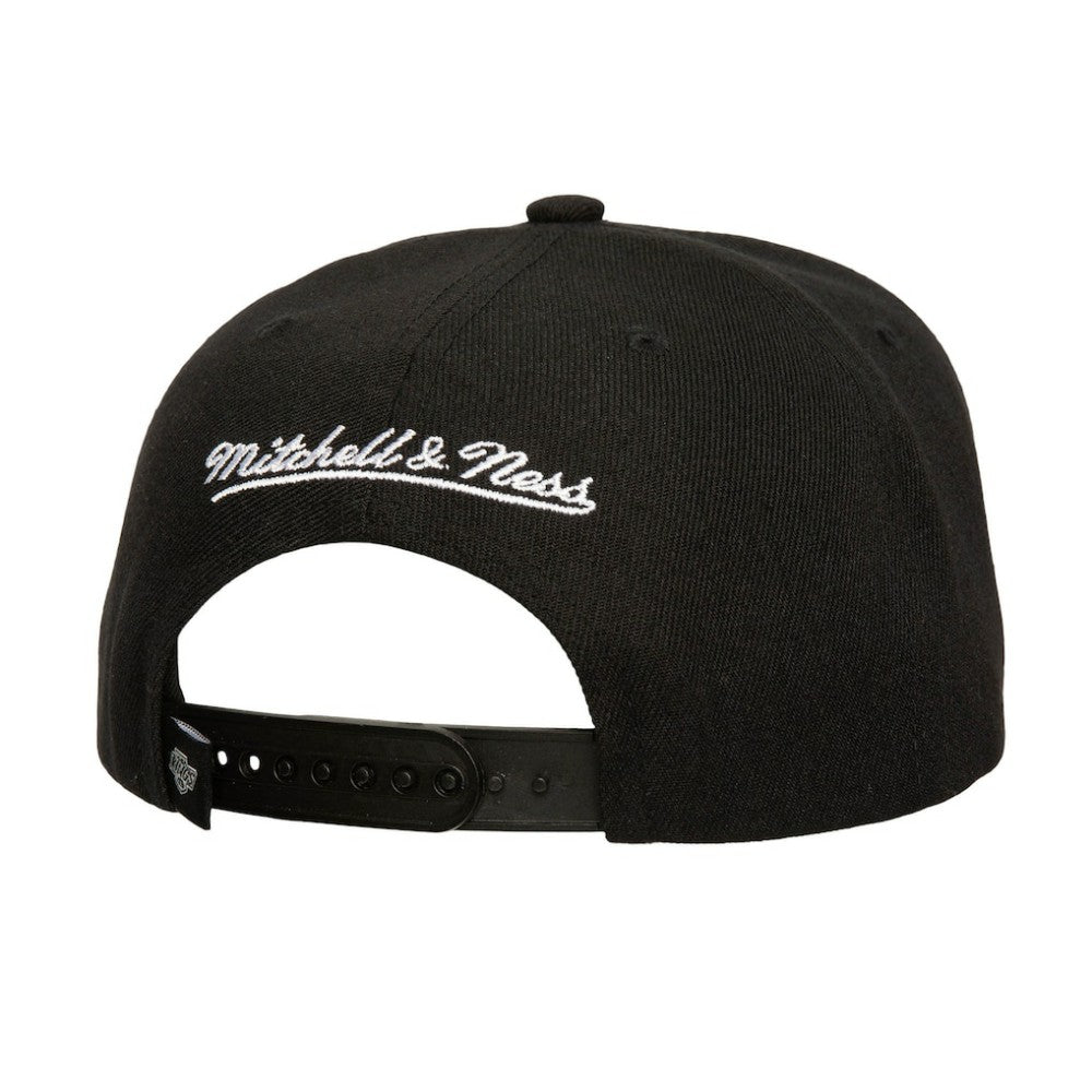 NHL Los Angeles Kings Mitchell & Ness Soul Strike Neon Logo Pro Crown Adjustable Hat