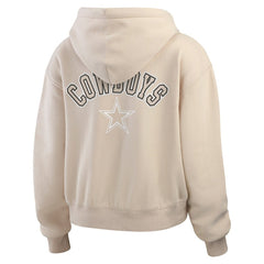 WEAR by Erin Andrews Women's Tonal Full-Zip Hoodie - Dallas Cowboys Hoodies