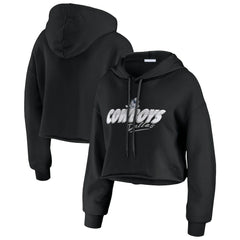 WEAR by Erin Andrews Women's Prime Cropped Pullover Hoodie - Dallas Cowboys Hoodies