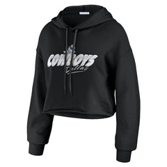 WEAR by Erin Andrews Women's Prime Cropped Pullover Hoodie - Dallas Cowboys Hoodies