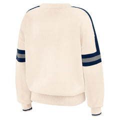 WEAR by Erin Andrews Women's Stripe Pullover Sweater - Dallas Cowboys Pullover