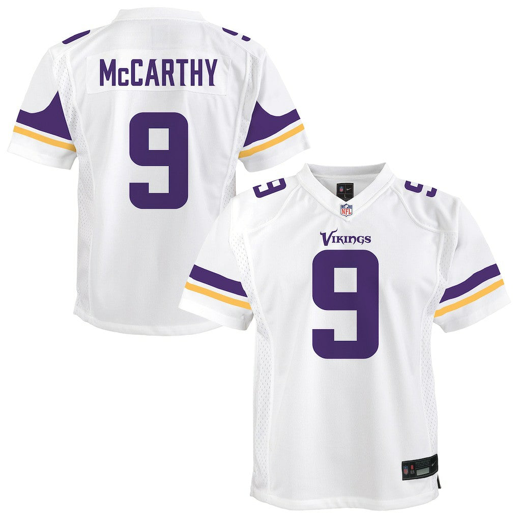 J.J. McCarthy  Youth Game Jersey - Minnesota Vikings Jerseys