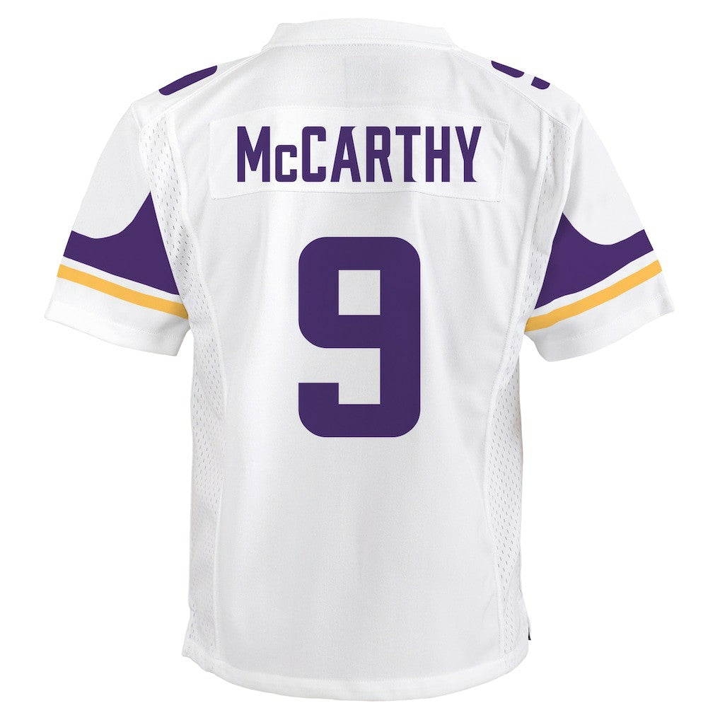 J.J. McCarthy  Youth Game Jersey - Minnesota Vikings Jerseys