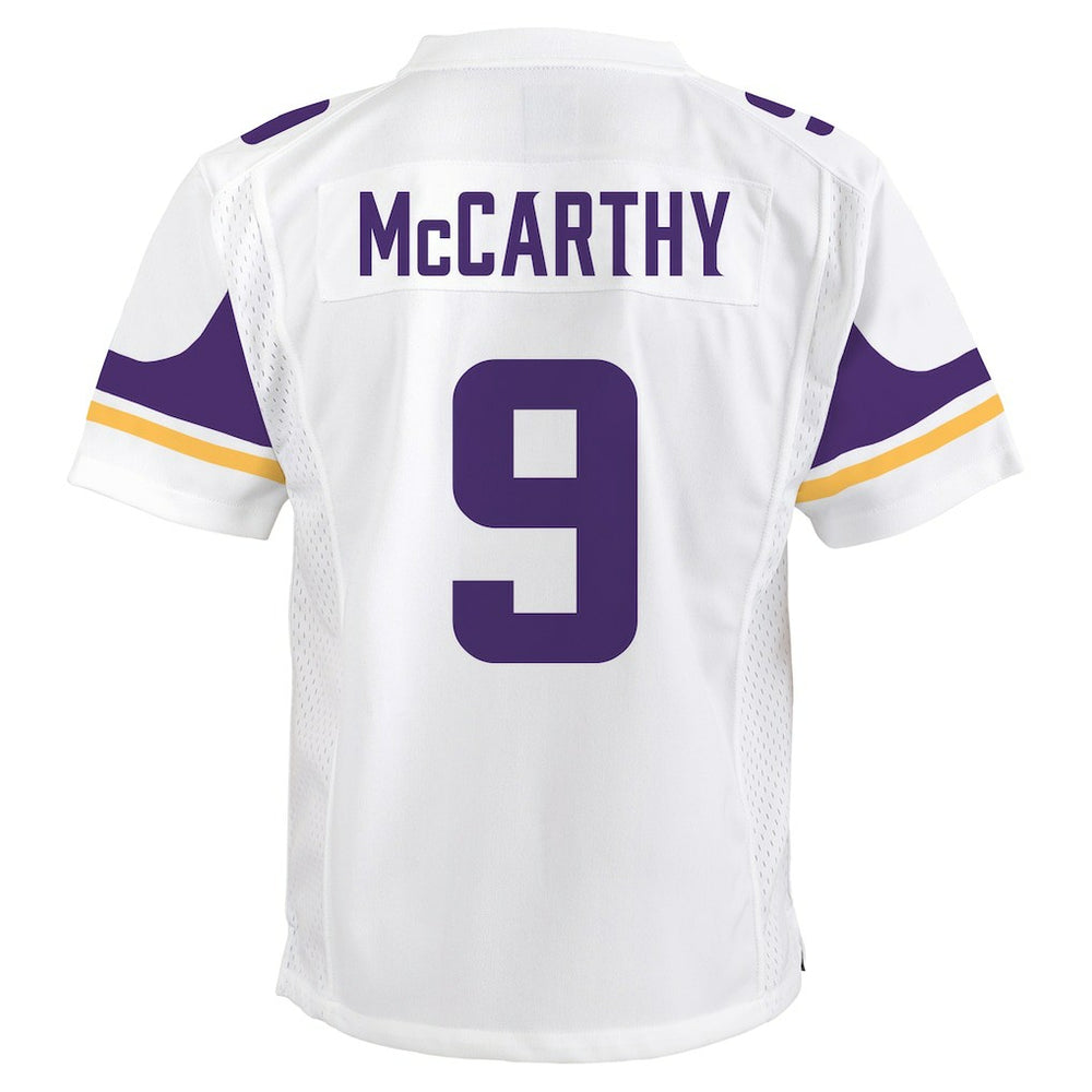 J.J. McCarthy  Youth Game Jersey - Minnesota Vikings Jerseys