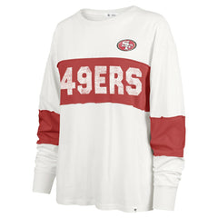 '47 Women's Clubhouse Pride Taylor Long Sleeve T-Shirt - San Francisco 49ers T-shirts