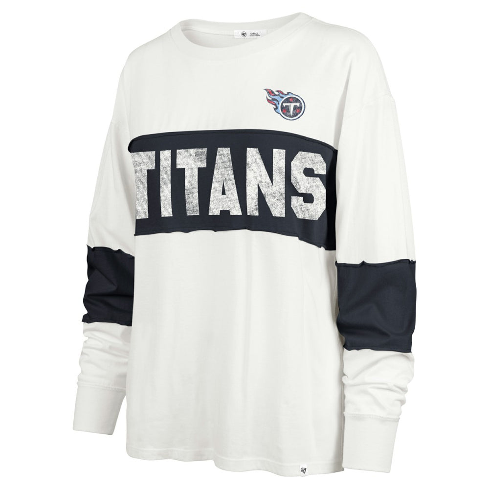 '47 Women's Clubhouse Pride Taylor Long Sleeve T-Shirt - Tennessee Titans T-shirts