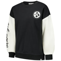 '47 Women's Double Header Rise Andie Pullover Sweatshirt - Pittsburgh Steelers Pullover