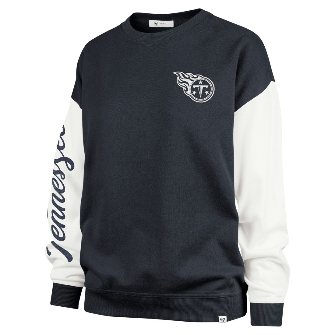 '47 Women's Double Header Rise Andie Pullover Sweatshirt - Tennessee Titans Pullover