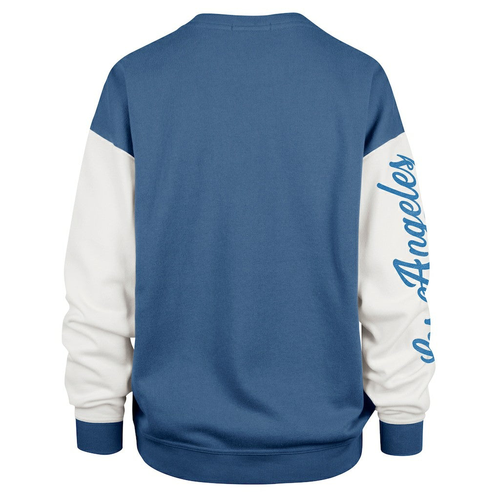 '47 Women's Double Header Rise Andie Pullover Sweatshirt - Los Angeles Chargers Pullover