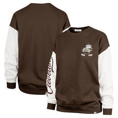 '47 Women's Double Header Rise Andie Pullover Sweatshirt - Cleveland Browns Pullover