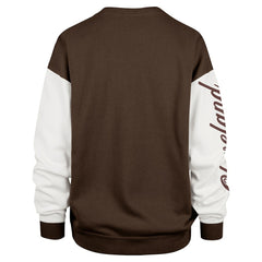 '47 Women's Double Header Rise Andie Pullover Sweatshirt - Cleveland Browns Pullover