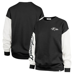 '47 Women's Double Header Rise Andie Pullover Sweatshirt - Baltimore Ravens Pullover