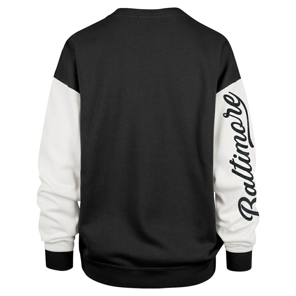 '47 Women's Double Header Rise Andie Pullover Sweatshirt - Baltimore Ravens Pullover