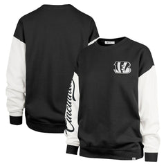 '47 Women's Double Header Rise Andie Pullover Sweatshirt - Cincinnati Bengals Pullover
