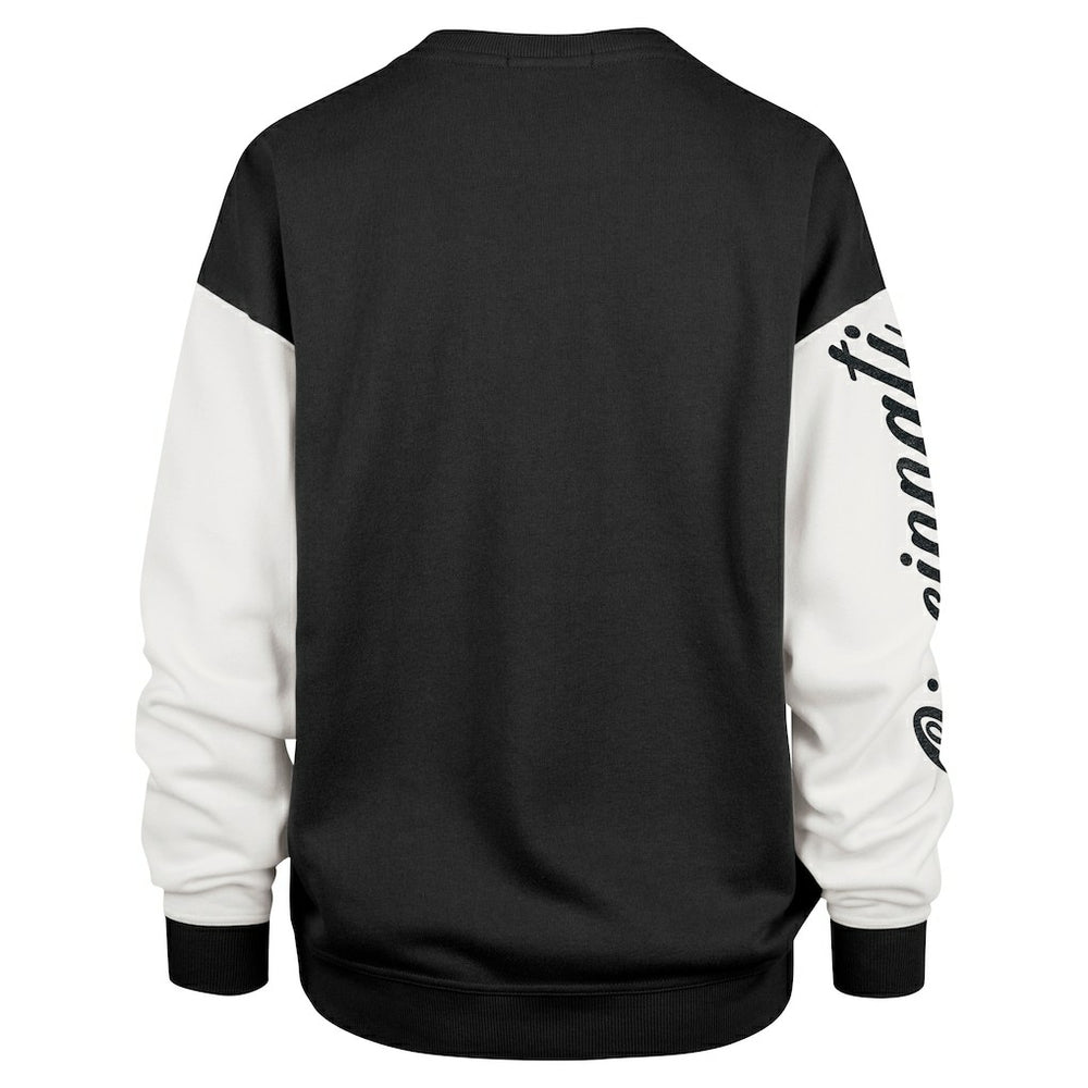 '47 Women's Double Header Rise Andie Pullover Sweatshirt - Cincinnati Bengals Pullover