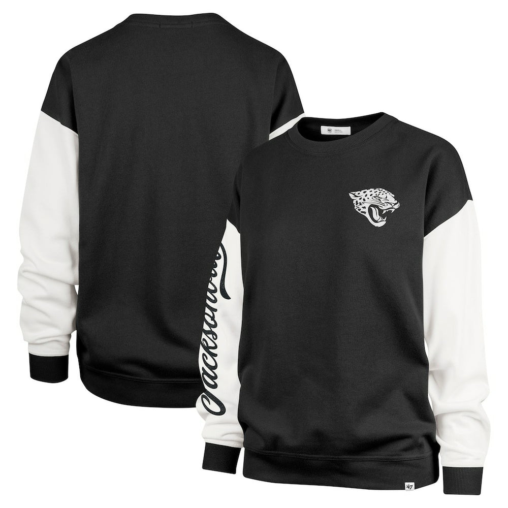 '47 Women's Double Header Rise Andie Pullover Sweatshirt - Jacksonville Jaguars Pullover