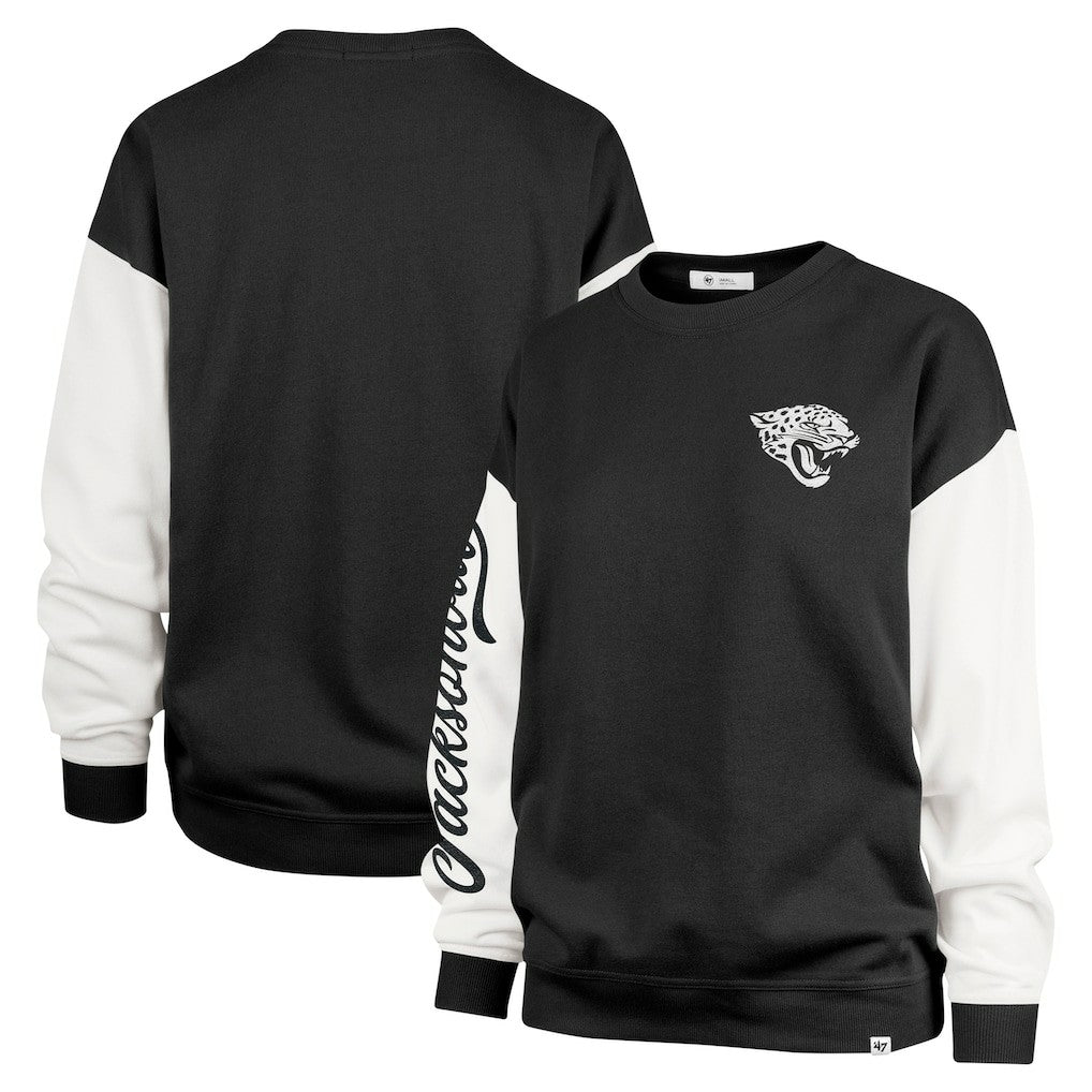 '47 Women's Double Header Rise Andie Pullover Sweatshirt - Jacksonville Jaguars Pullover