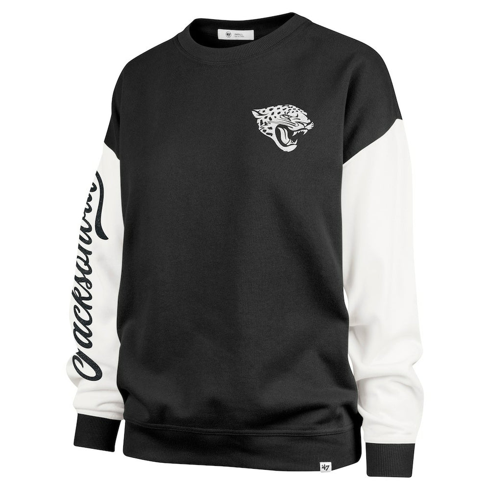 '47 Women's Double Header Rise Andie Pullover Sweatshirt - Jacksonville Jaguars Pullover