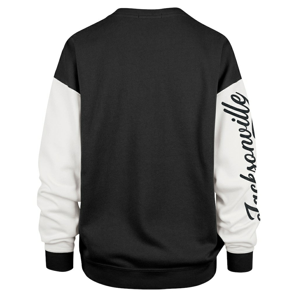 '47 Women's Double Header Rise Andie Pullover Sweatshirt - Jacksonville Jaguars Pullover