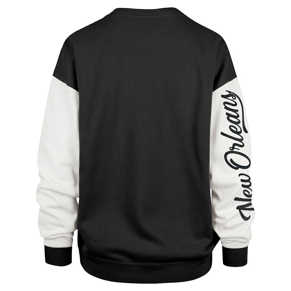 '47 Women's Double Header Rise Andie Pullover Sweatshirt - New Orleans Saints Pullover