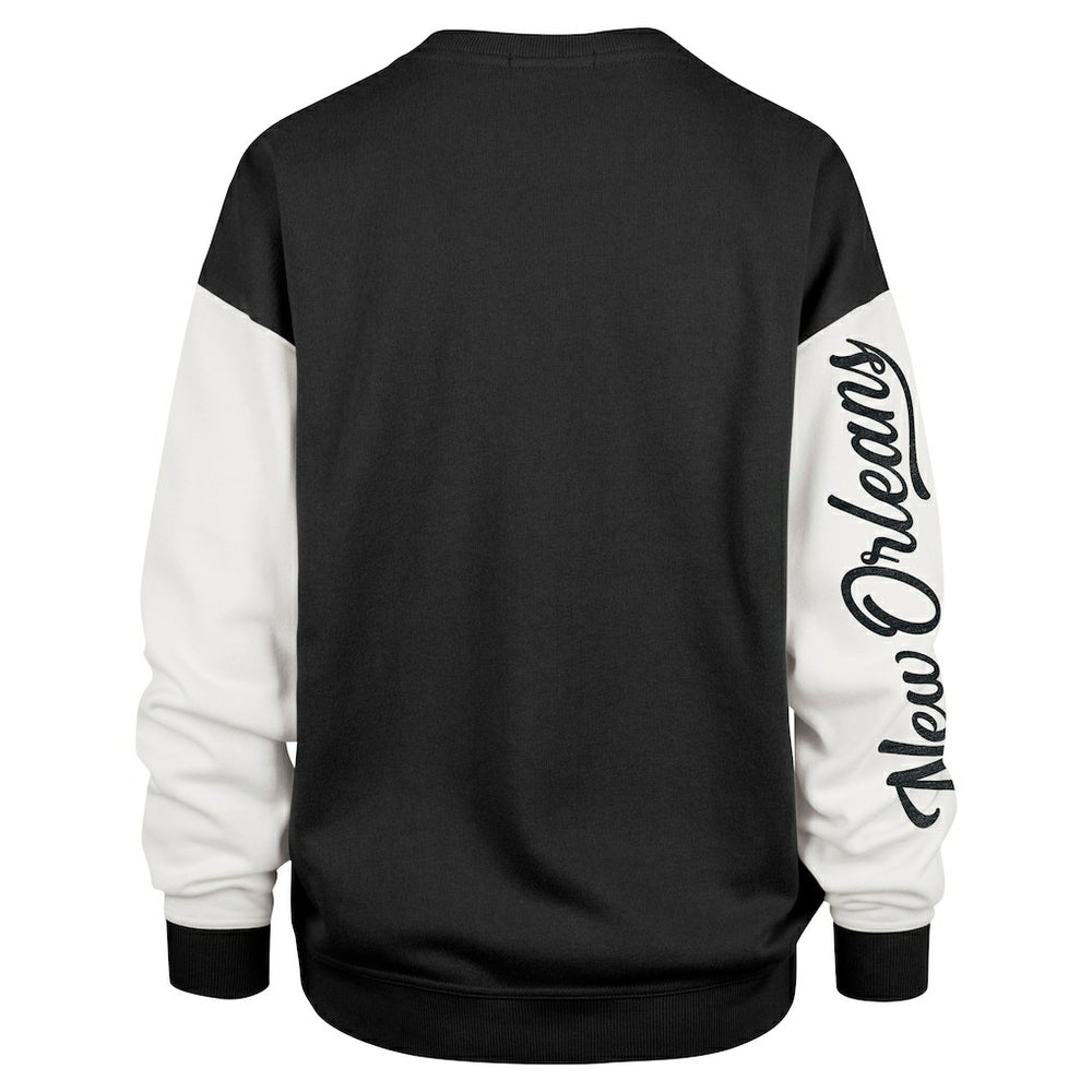 '47 Women's Double Header Rise Andie Pullover Sweatshirt - New Orleans Saints Pullover