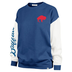 '47 Women's Double Header Rise Andie Pullover Sweatshirt - Buffalo Bills Pullover