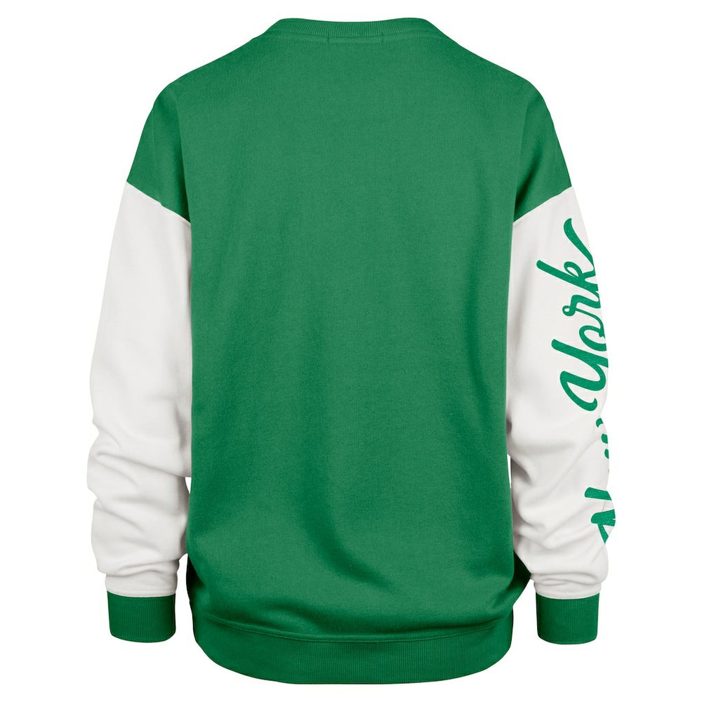 '47 Women's Double Header Rise Andie Pullover Sweatshirt - New York Jets Pullover