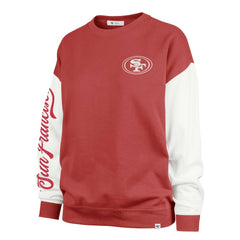 '47 Women's Double Header Rise Andie Pullover Sweatshirt - San Francisco 49ers Pullover
