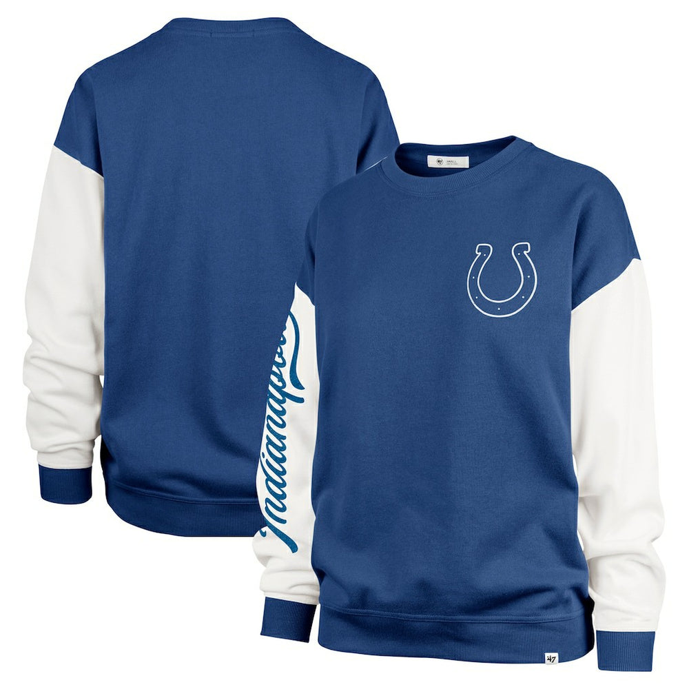 '47 Women's Double Header Rise Andie Pullover Sweatshirt - Indianapolis Colts Pullover