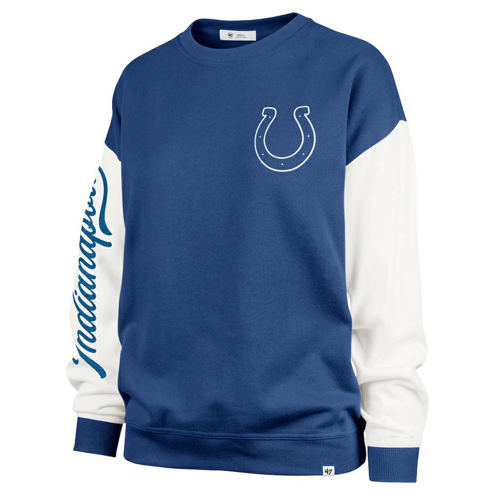 '47 Women's Double Header Rise Andie Pullover Sweatshirt - Indianapolis Colts Pullover