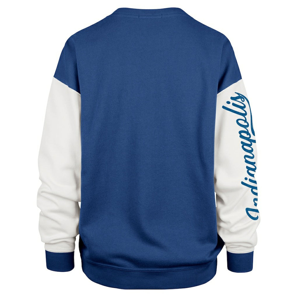 '47 Women's Double Header Rise Andie Pullover Sweatshirt - Indianapolis Colts Pullover
