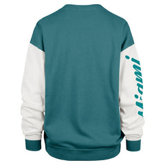 '47 Women's Double Header Rise Andie Pullover Sweatshirt - Miami Dolphins Pullover