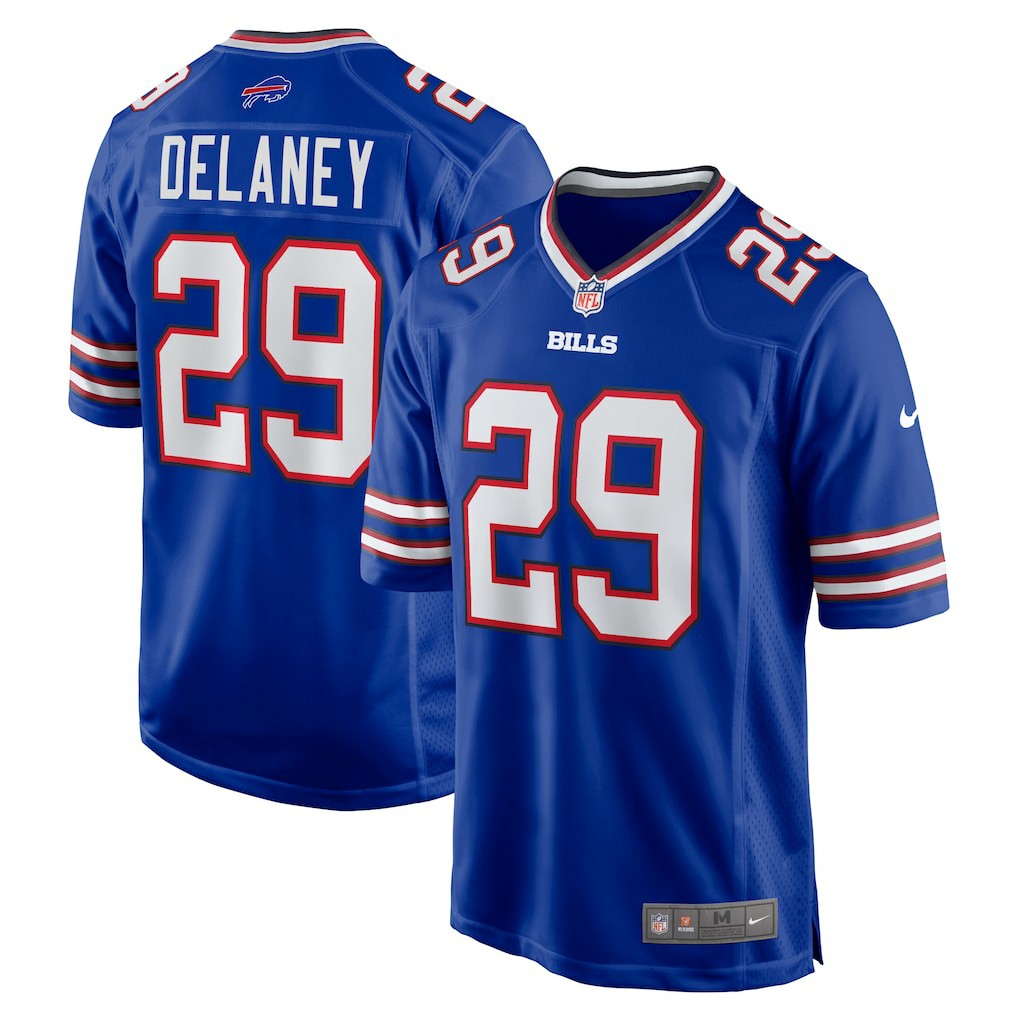 Dee Delaney  Game Jersey - Buffalo Bills Jerseys